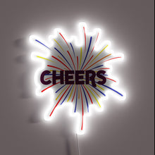 Charger l'image dans la galerie, Brightly lit RGB LED bar sign with customizable color options