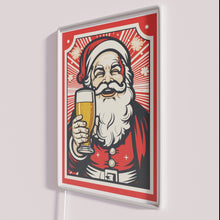 Charger l'image dans la galerie, Vintage-inspired festive holiday decoration with colorful RGB lighting effects.