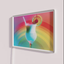 Charger l'image dans la galerie, Cherry Martini cocktail inspired glowing neon bar pub decor sign.