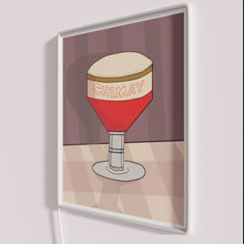Charger l'image dans la galerie, Authentic Chimay Brewery Sign Neon Artwork in Vibrant RGB Colors