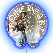 Charger l'image dans la galerie, Acrylic Mirror Art White print | RGB Chrome Hearts