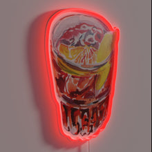 Charger l'image dans la galerie, Classic Italian Cocktail Negroni Neon Sign in Vibrant RGB Colors