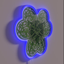 Charger l'image dans la galerie, Irish Whiskey Bar Decor: Soft Glow Clover Neon Sign Accent