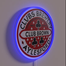 Charger l'image dans la galerie, RGB Neon Sign: Clubs Brewery Brown Ale Bar Decor Illumination
