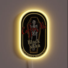 Charger l'image dans la galerie, Neon-lit Tee featuring vibrant RGB graphics of Coffin Ale logo.
