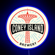 Charger l'image dans la galerie, Coney Island Brewery RGB neon sign blue