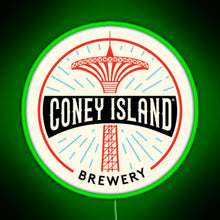 Charger l'image dans la galerie, Coney Island Brewery RGB neon sign green
