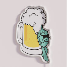Charger l'image dans la galerie, Brewery decor neon signs with colorful RGB hop lights