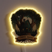 Charger l'image dans la galerie, Neon Bar Sign with Vibrant RGB Lighting for Treehouse Enthusiasts.