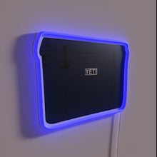 Charger l'image dans la galerie, Glowing Navy Blue Neon Light Wall Sign with RGB Cooling Effect