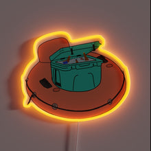 Charger l'image dans la galerie, Colorful LED drink cooler tube with customizable glowing effect