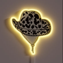 Charger l'image dans la galerie, Western Style Cowboy Hat Embroidered with Color-Changing Neon Accents