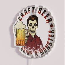 Charger l'image dans la galerie, Eye-catching Neon Sign for Beer Lovers and Home Bar Decorations