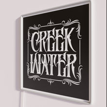 Charger l'image dans la galerie, Neon Creek Water Whiskey Bar Sign with RGB Color Change