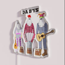 Charger l'image dans la galerie, Vibrant Musical Mummers Neon Sign in Bright RGB Color Scheme