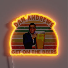 Charger l'image dans la galerie, Daniel Andrews' RGB Neon Sign for Beer Lover's Barroom Decor