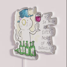 Charger l'image dans la galerie, Add vibrant cat lover wine ambiance with colorful RGB lighting