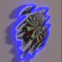 Charger l'image dans la galerie, Eye-catching neon sign featuring a colorful bullseye target design