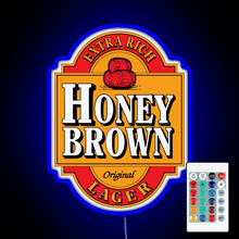 Charger l'image dans la galerie, Dave s Honey Brown Lager RGB neon sign remote