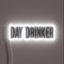 Charger l'image dans la galerie, Vibrant RGB LED neon sign illuminating day drinking enthusiasts vibes.