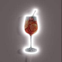 Charger l'image dans la galerie, Bright citrusy aperol spritz cocktail garnished with colorful fruit slices