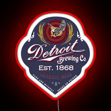 Charger l'image dans la galerie, Detroit Brewing Company RGB neon sign red