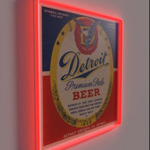 Charger l'image dans la galerie, Vibrant Detroit Premium Pale Beer Sign in Bold Neon Colors