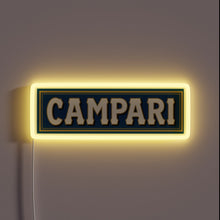 Charger l'image dans la galerie, Vintage inspired retro neon sign advertising DO YOU KNOW CAMPARI cocktail brand.