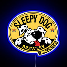 Charger l'image dans la galerie, Dog Brewery Logo RGB neon sign blue
