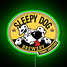 Charger l'image dans la galerie, Dog Brewery Logo RGB neon sign green