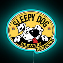 Charger l'image dans la galerie, Dog Brewery Logo RGB neon sign lightblue