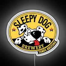 Charger l'image dans la galerie, Dog Brewery Logo RGB neon sign white