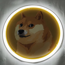 Charger l'image dans la galerie, Shibe doge face RGB sign