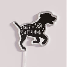 Charger l'image dans la galerie, Vibrant dog fishing neon light decor for home or office