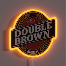Charger l'image dans la galerie, Eye-catching double brown tone RGB LED neon bar sign