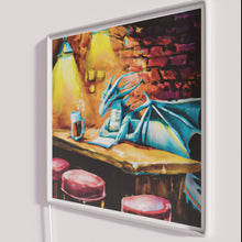 Charger l'image dans la galerie, Eye-catching dragon bar decor with vibrant color changing rgb neon lights