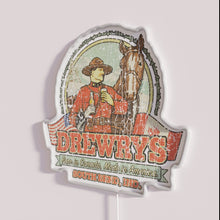 Charger l'image dans la galerie, Drewrys 1936 vintage style RGB color neon bar sign