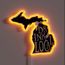 Charger l'image dans la galerie, Michigan Craft Brewery Neon Sign with Vibrant Colorful RGB Accents