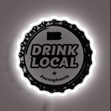 Charger l'image dans la galerie, Vibrant LED Sign Celebrating Pennsylvania's Craft Beer Heritage and Culture