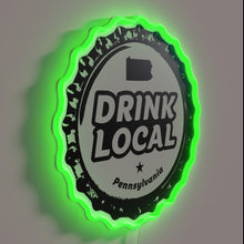 Charger l'image dans la galerie, Handcrafted Neon Sign Celebrating PA Craft Beer and Local Heritage".