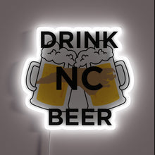 Charger l'image dans la galerie, RGB Neon Sign Celebrating North Carolina's Craft Beer Culture Vibe