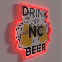 Charger l'image dans la galerie, Neon Sign for Beer Lovers and North Carolina Enthusiasts Everywhere.