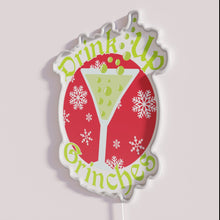 Charger l'image dans la galerie, Vibrant Christmas humor neon sign with RGB LED drinkware design