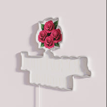 Charger l'image dans la galerie, Vibrant RGB Neon Sign: Classic Four Roses Bourbon Whiskey Bar Decorations