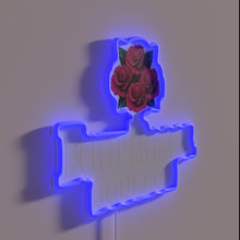 Charger l'image dans la galerie, Neon illuminated Drinks Bourbon Four Roses LED bar wall decoration