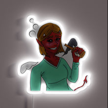 Charger l'image dans la galerie, Vibrant Drunken Demon Neon Sign with Adjustable RGB Illumination Effect