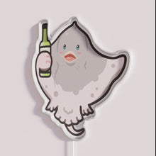 Charger l'image dans la galerie, Eye-catching RGB Neon Wall Decor with Glowing Drunken Fish Design