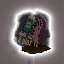 Charger l'image dans la galerie, Quirky beer enthusiast gift with customizable color changing neon light.