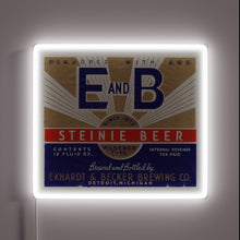 Charger l'image dans la galerie, Vibrant RGB Neon Sign Featuring Iconic E and B Steinie Logo