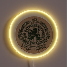 Charger l'image dans la galerie, Vintage East German-themed beer coasters with vibrant RGB neon accents.